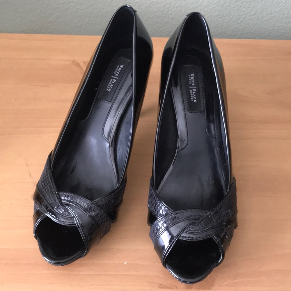 WHBM black heels - Picture 3 of 8